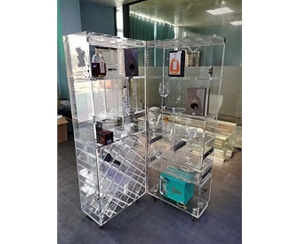 透明亚克力展览箱展示柜解决方案