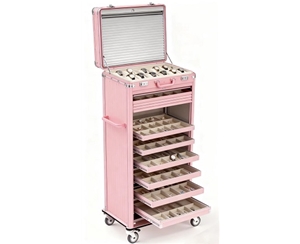 珠宝首饰展示箱钻石饰品营销箱手表腕表收纳箱